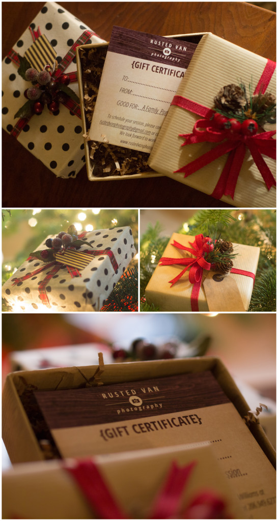 Gift Certificates by Rusted Van Photography