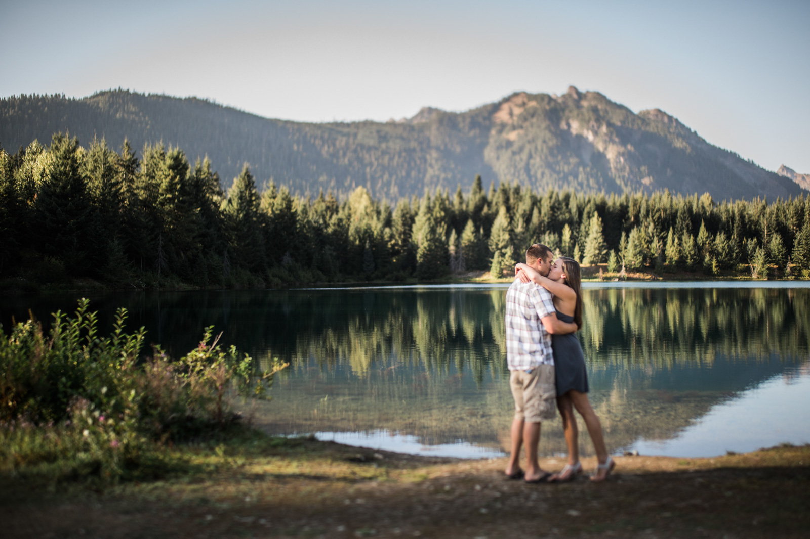 Weddings and Engagements -1 - Gold Creek Snoqualmie Pass Washington Engagement Session